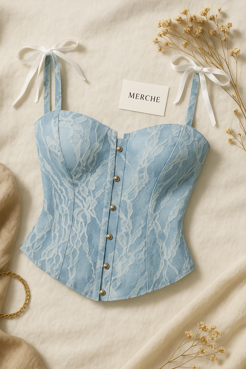 NEXT MOVE BONING LACE CORSETRY TOP