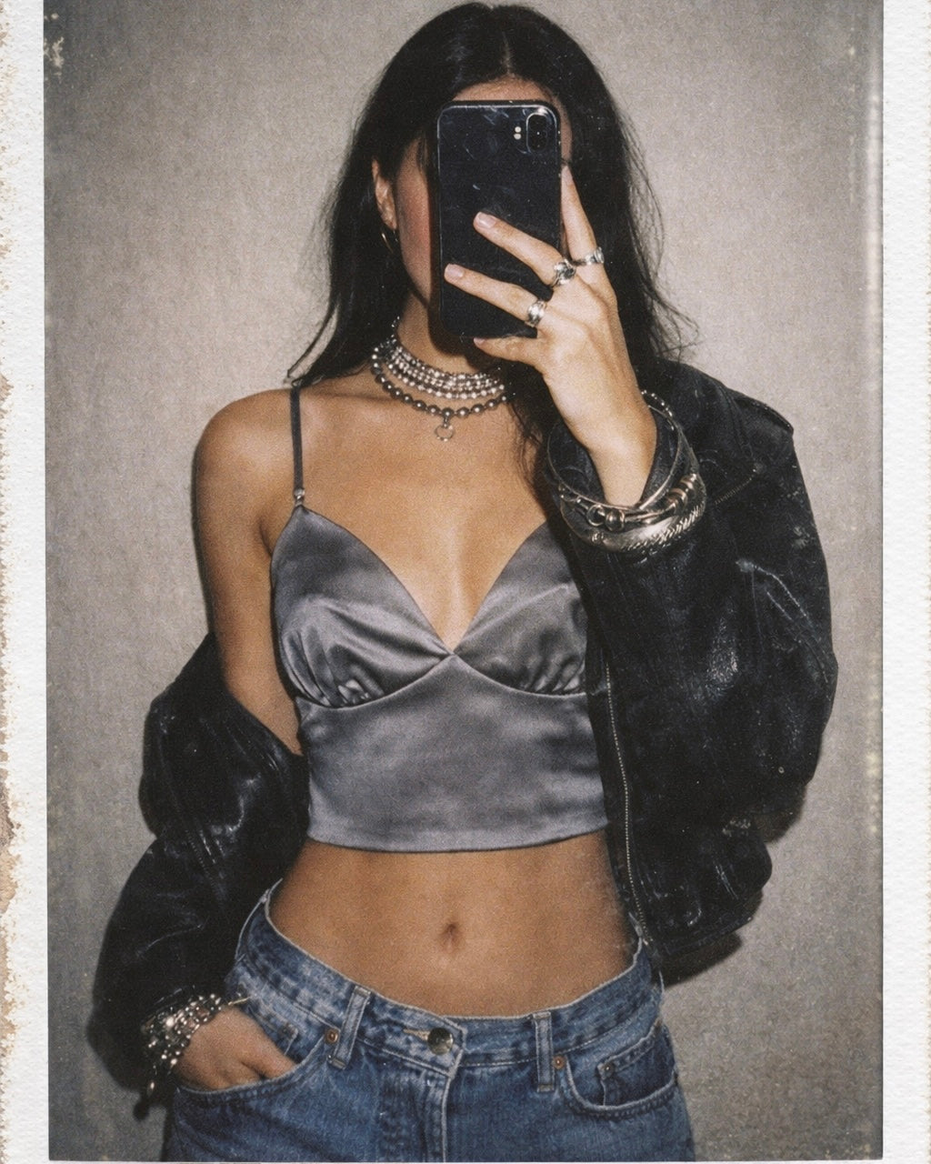 JUMP HOOPS DUDE LUXE SATIN TOP