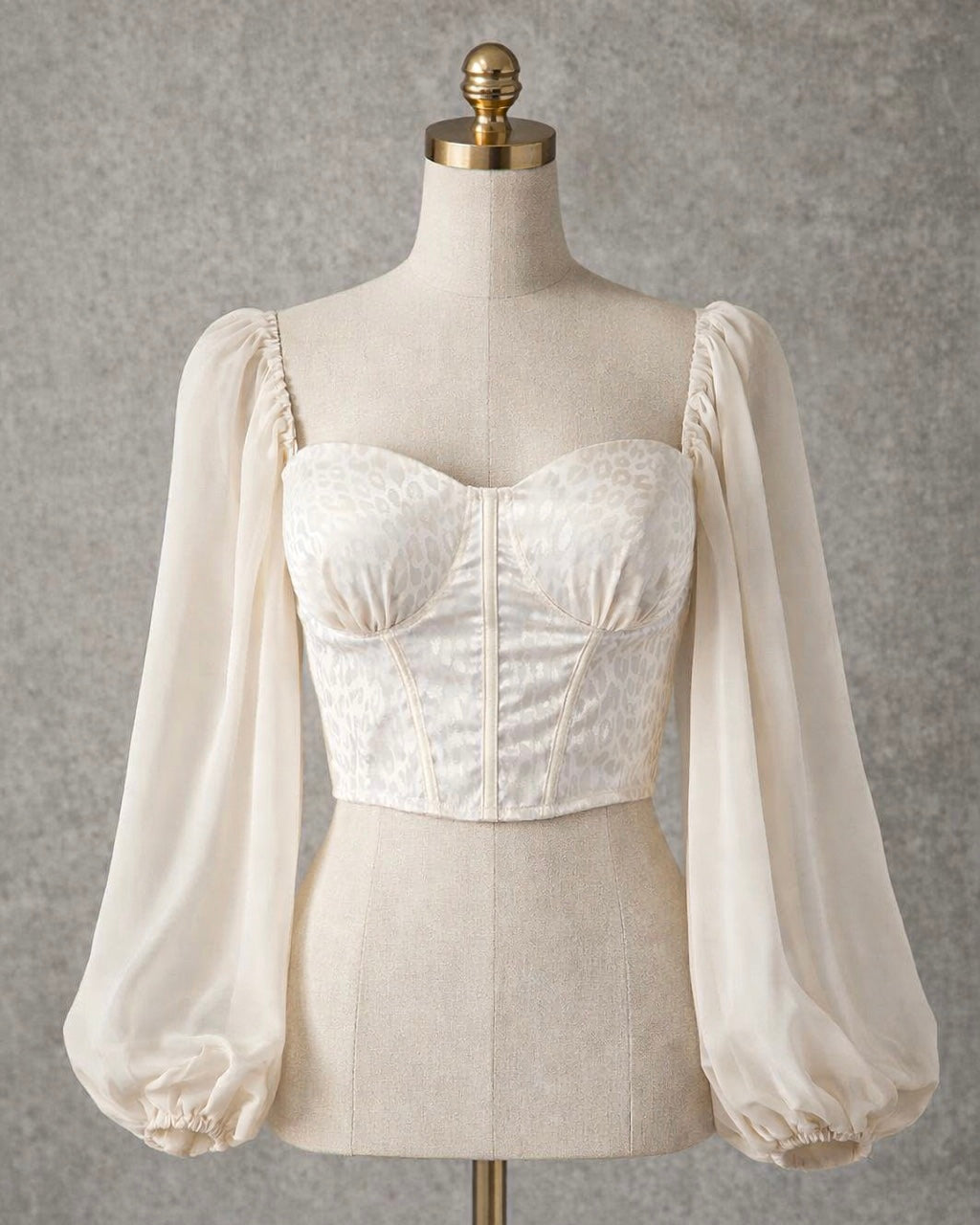 TOAST TO ME PRINTED LUXE BEIGE TOP
