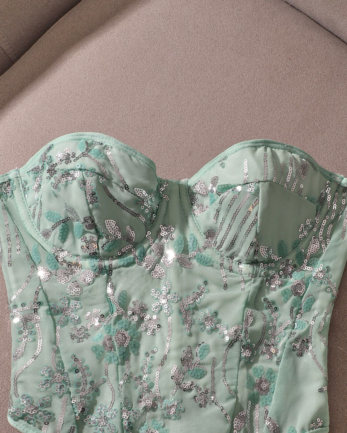 MINT CONDITION SEQUIN EMBELLISHED CORSET