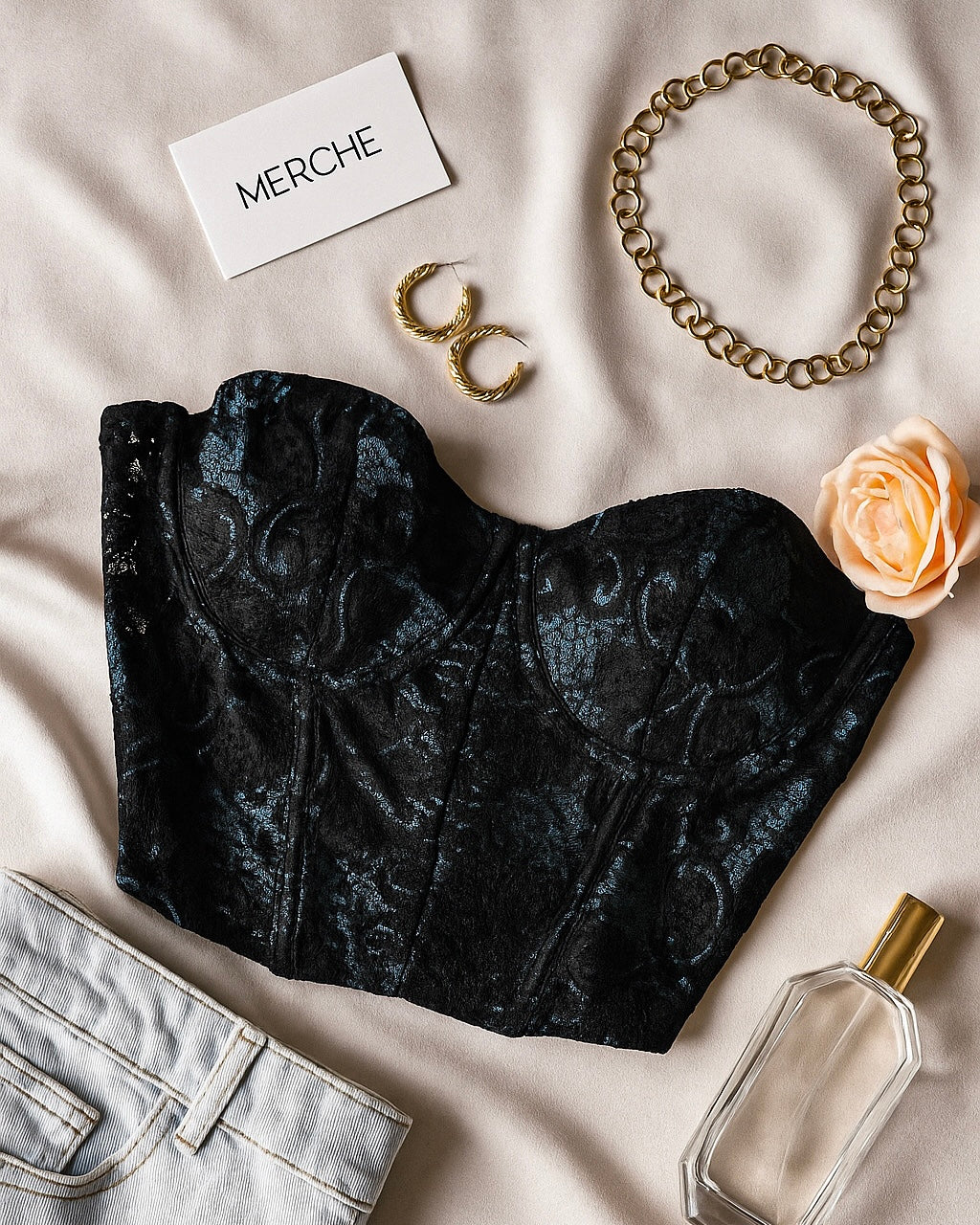 STEALING STARES LACE BUSTIER