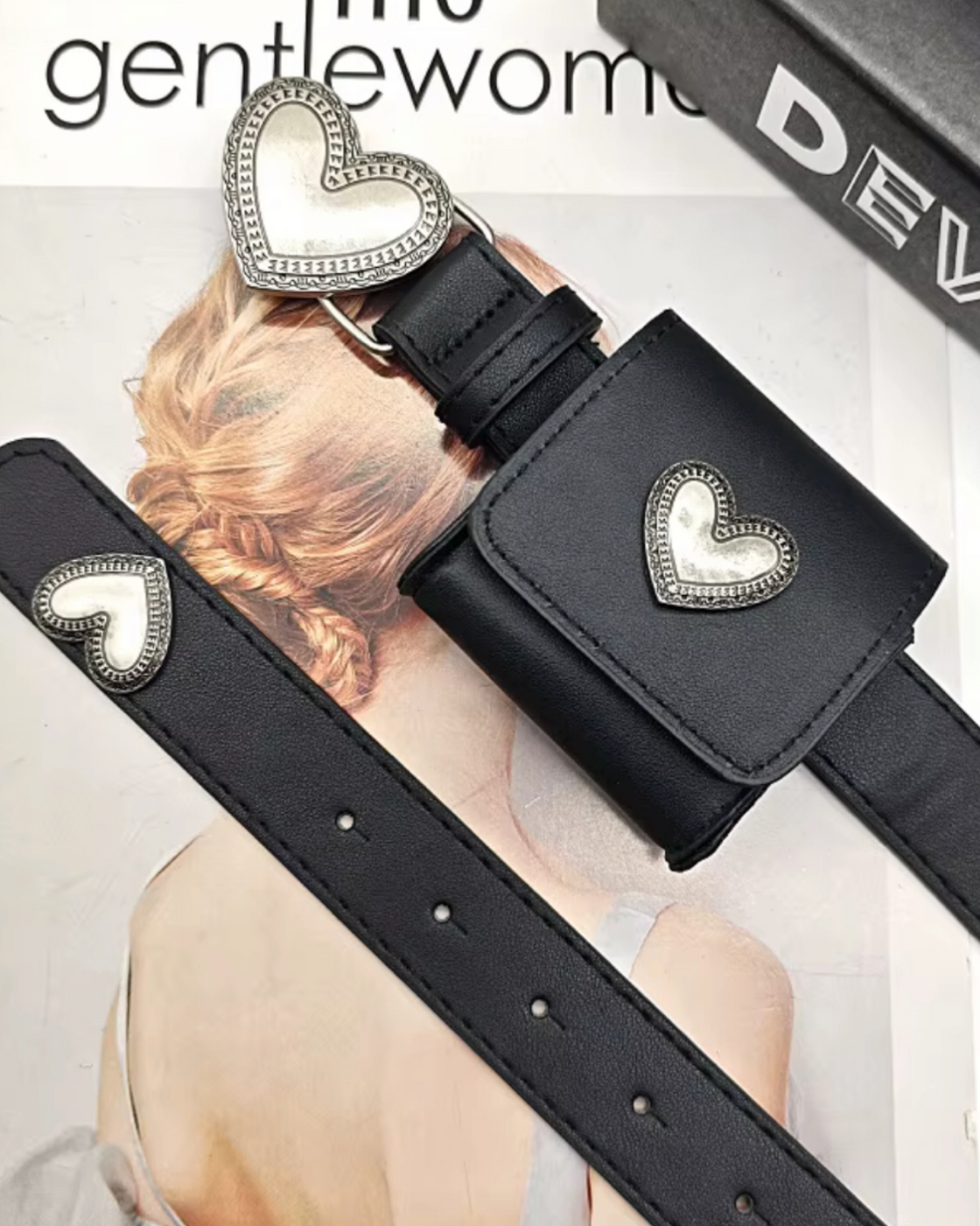 MISS SASSY HEART BUCKLE BELT