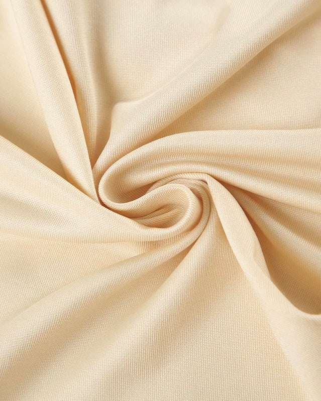 HOUR OF MADNESS BUTTER CREAM TIE-UP TOP