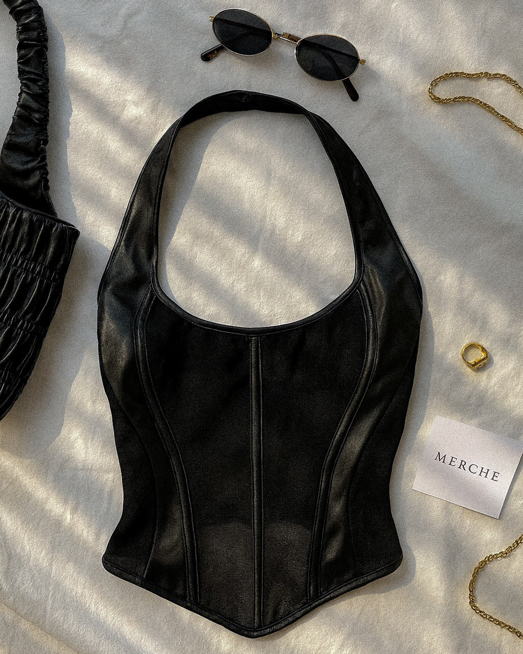 SIREN SLAY BONING CORSETRY HALTERNECK TOP