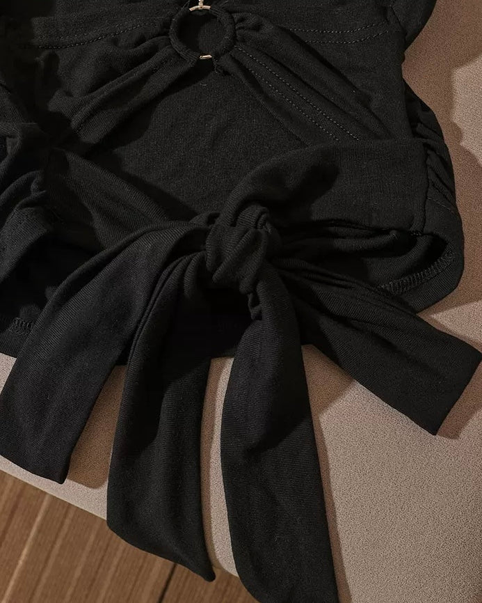 BACKTALK BABE PADDED DIAMOND DETAIL LUXE TOP