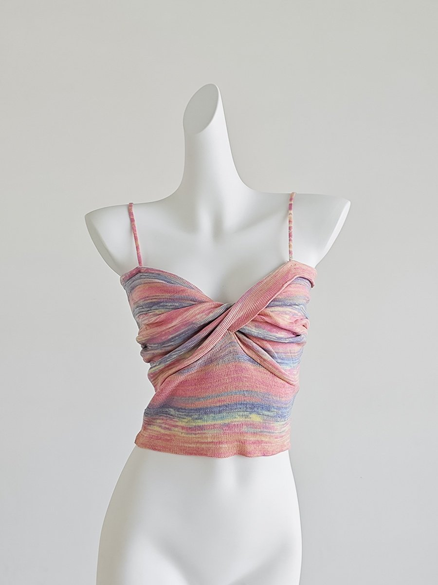 TEAM SUMMER KNITTED CAMI TOP