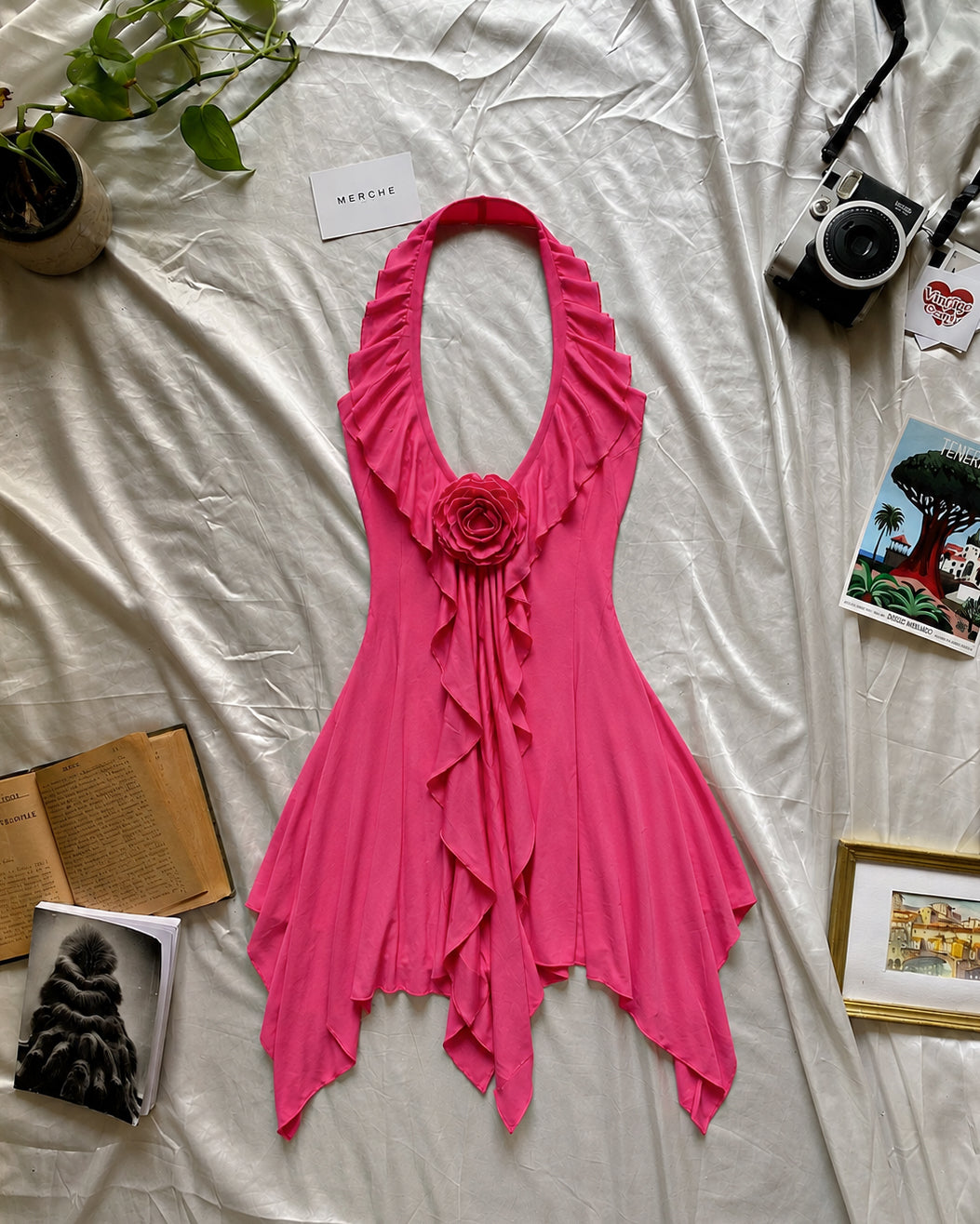 RESORT READY APPLIQUE FLARE TUNIC TOP