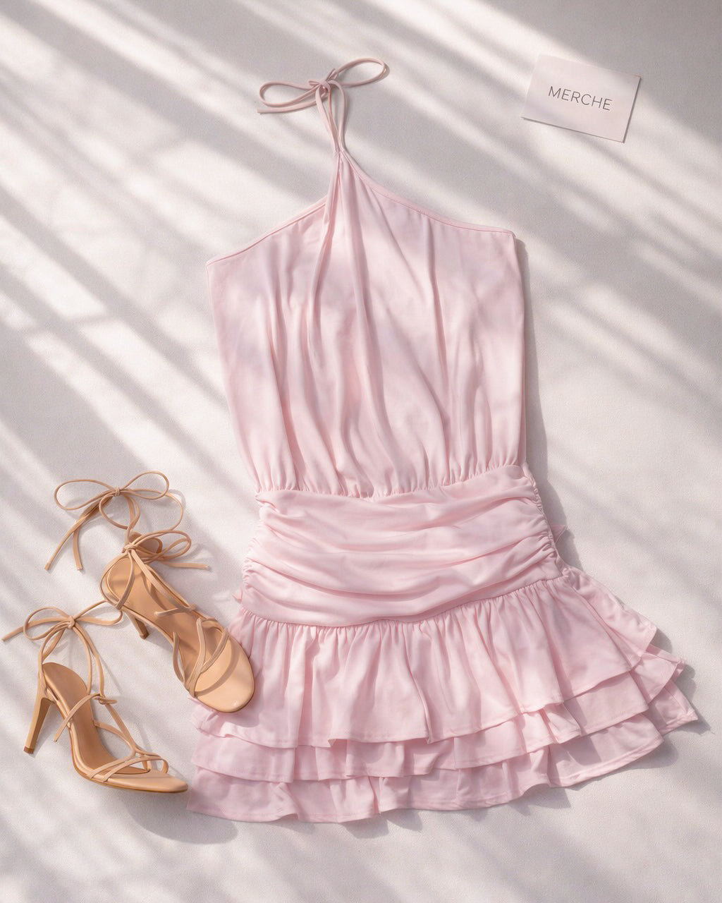 PAPER MOON PASTEL TIE-UP HALTERNECK DRESS