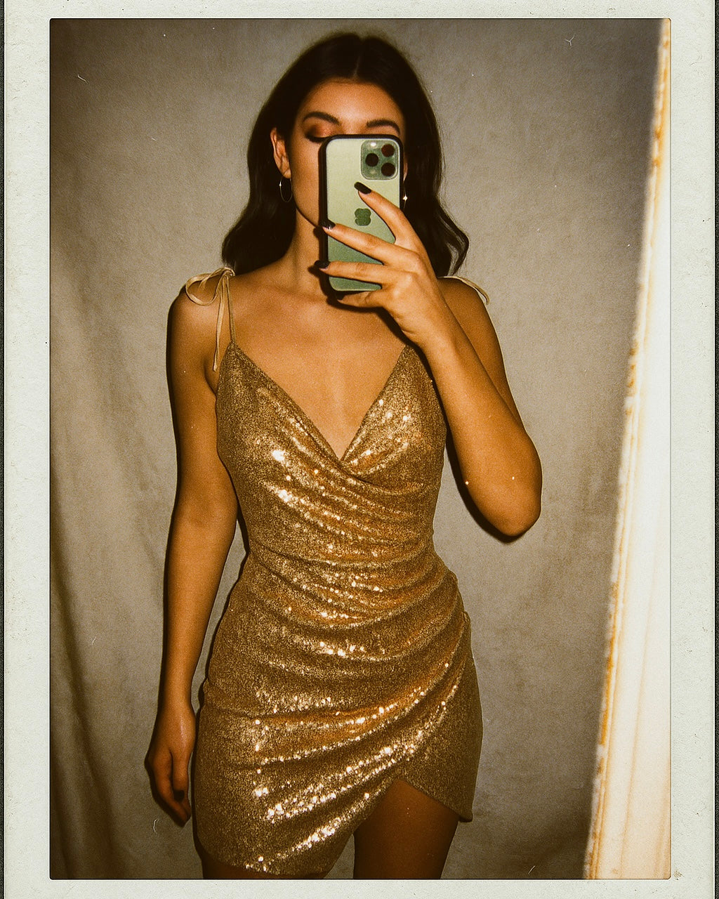 LASTING MOMENT SEQUIN DRESS