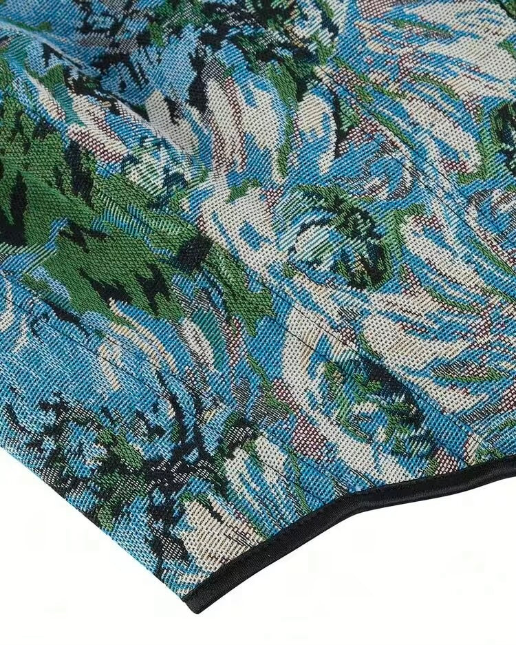 NOT YOUR EVE FLORAL JACQUARD CORSET