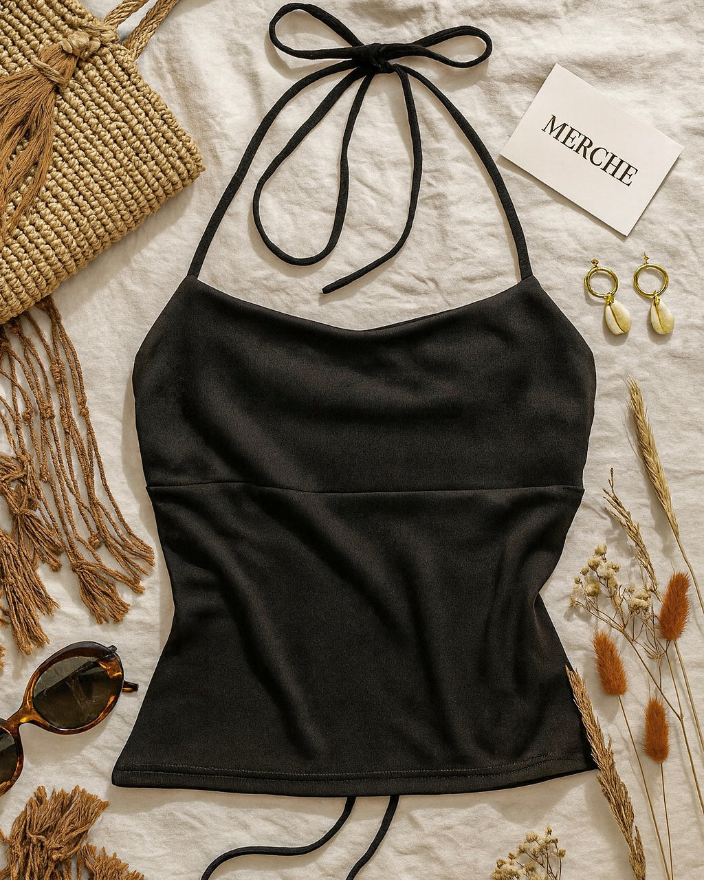 STAY SALTY CROSSBACK LUXE BLACK TOP