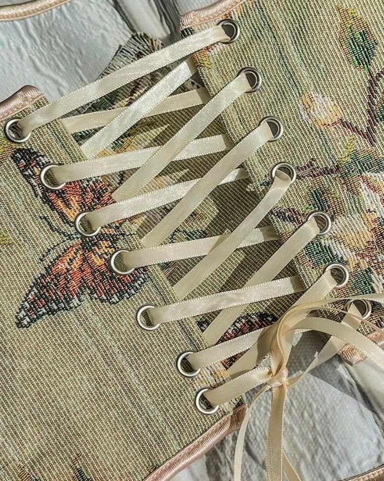 SHE BELONGS IN A MOVIE JACQUARD CORSET