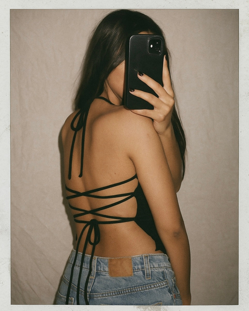 STAY SALTY CROSSBACK LUXE BLACK TOP