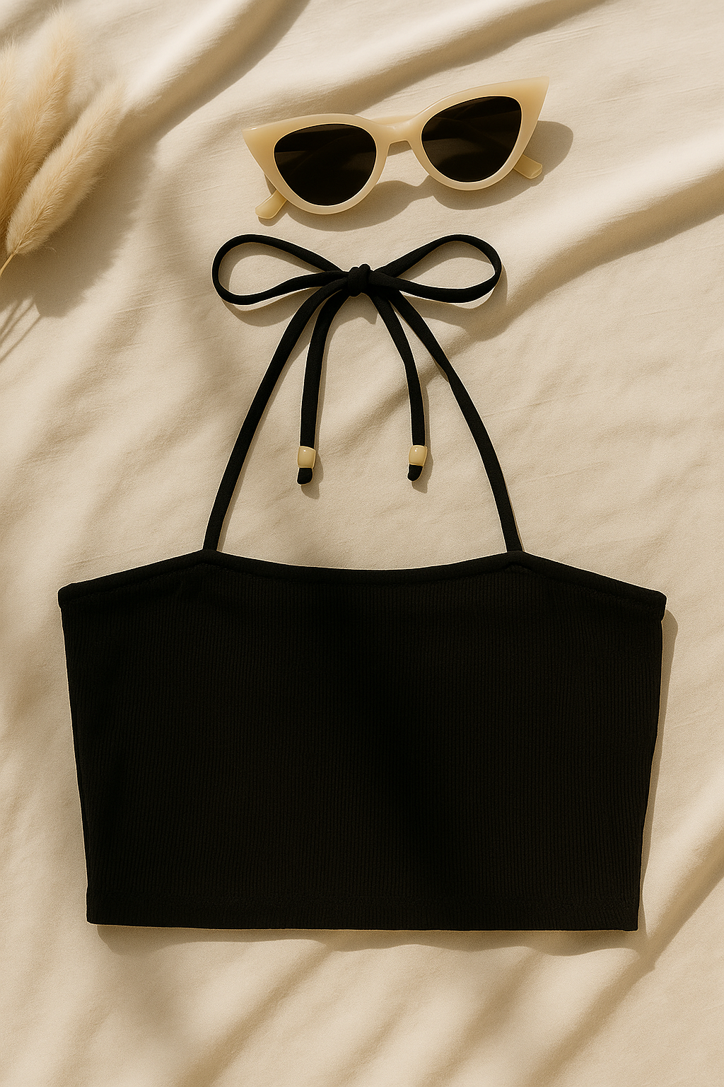 CUPID'S CRUSH STAR HALTERNECK TOP