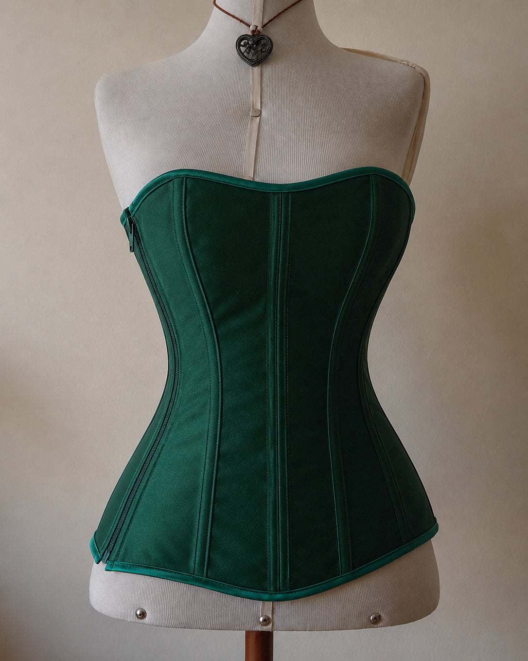 RIDE OR DIE EMERALD STRUCTURE PANELLED CORSET