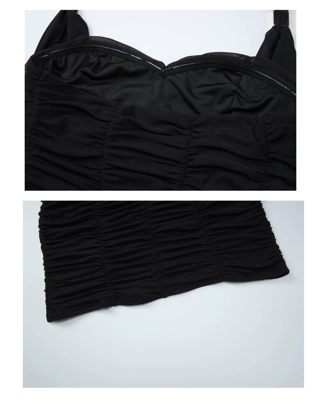 MERCI BABY LUXE RUCHED HALTERNECK DRESS