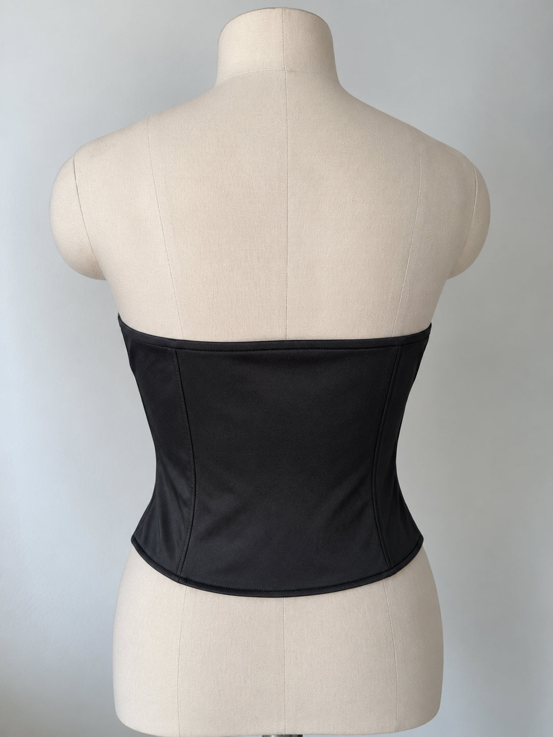 COOL GIRL CODE BONING BLACK CORSET