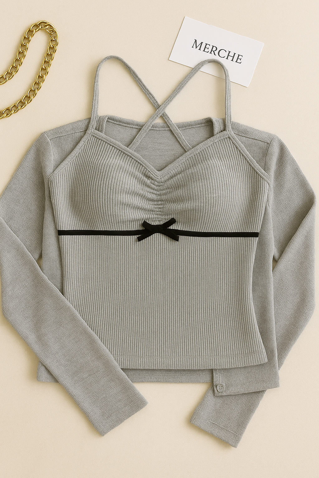 BABY PLEASE CAMI TOP WITH A JACKET CO-ORD