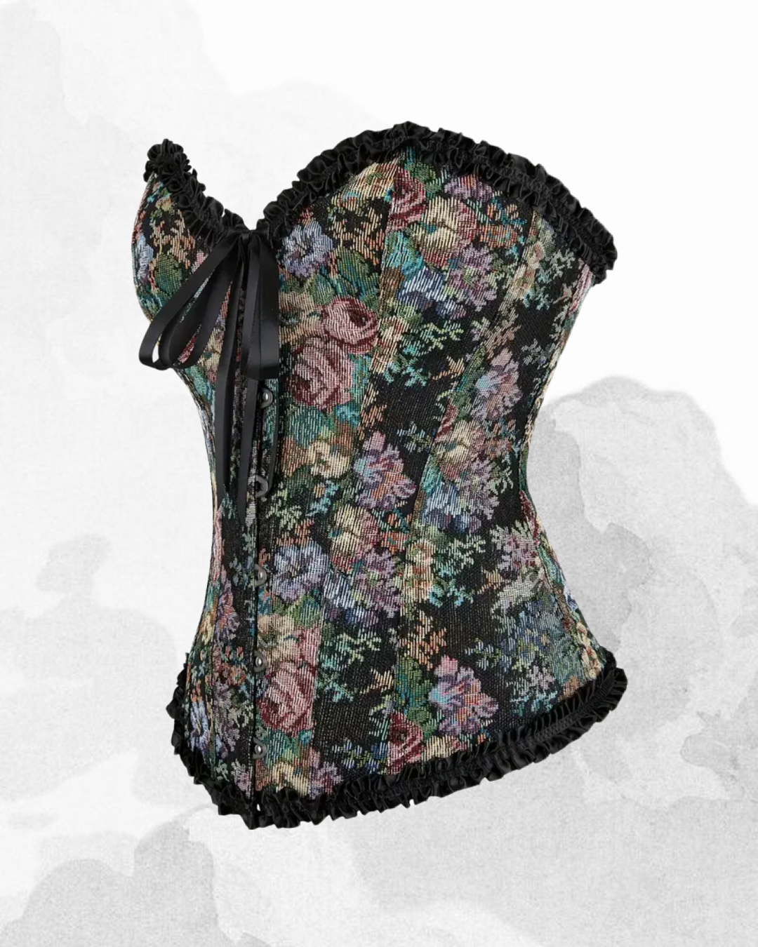 LEGALLY YOURS BLACK JACQUARD CORSET