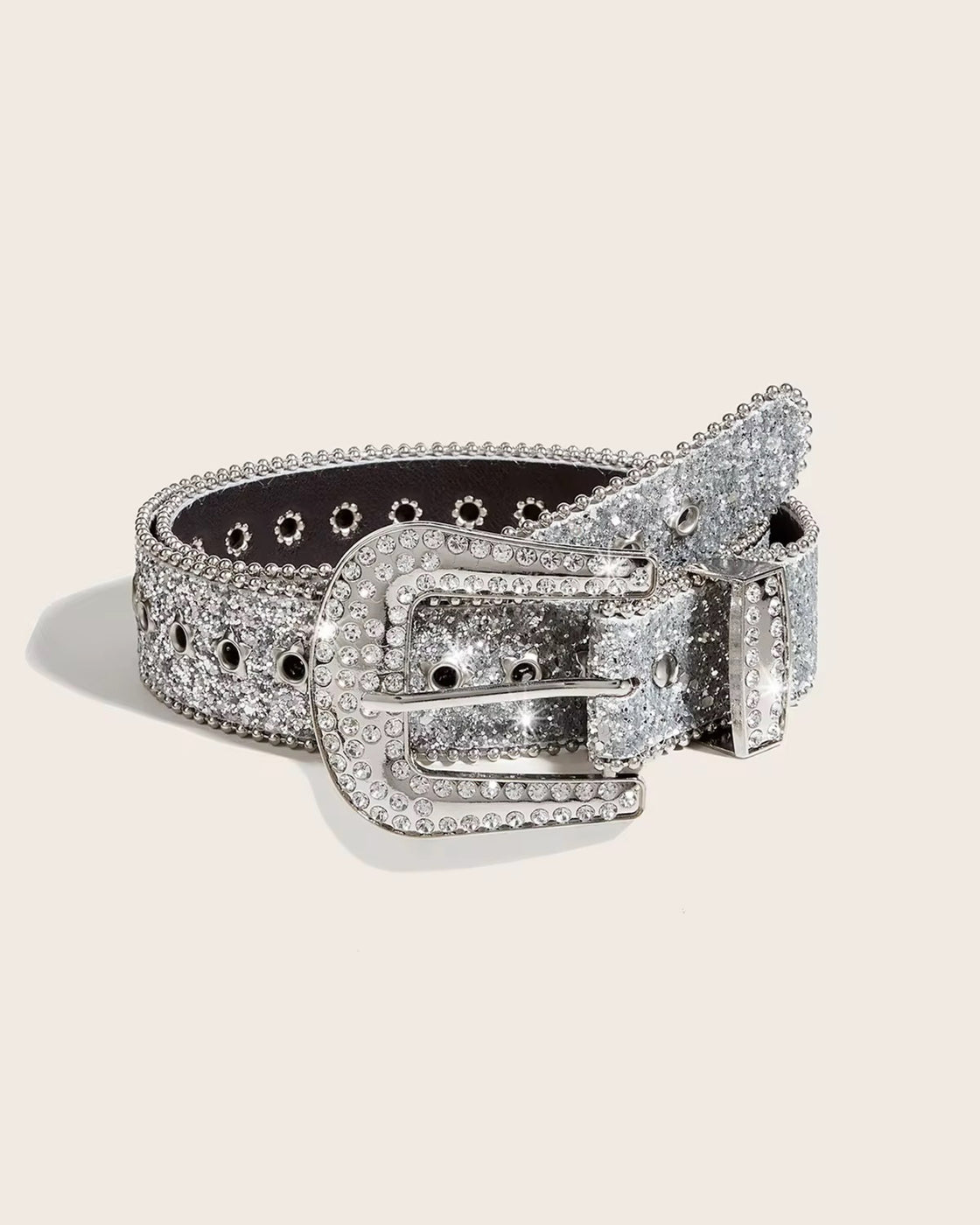 BUCKLE UP BUTTERCUP DIAMOND EMBELLISHED BELT