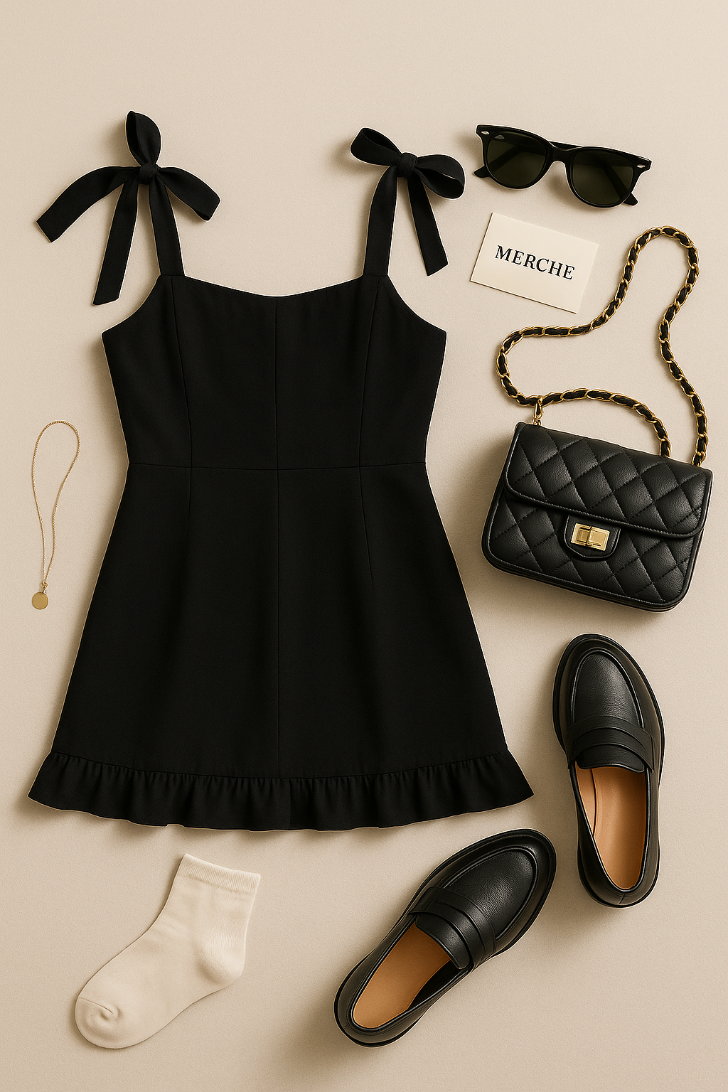 SHORT TERM ROMANCE BLACK MINI DRESS