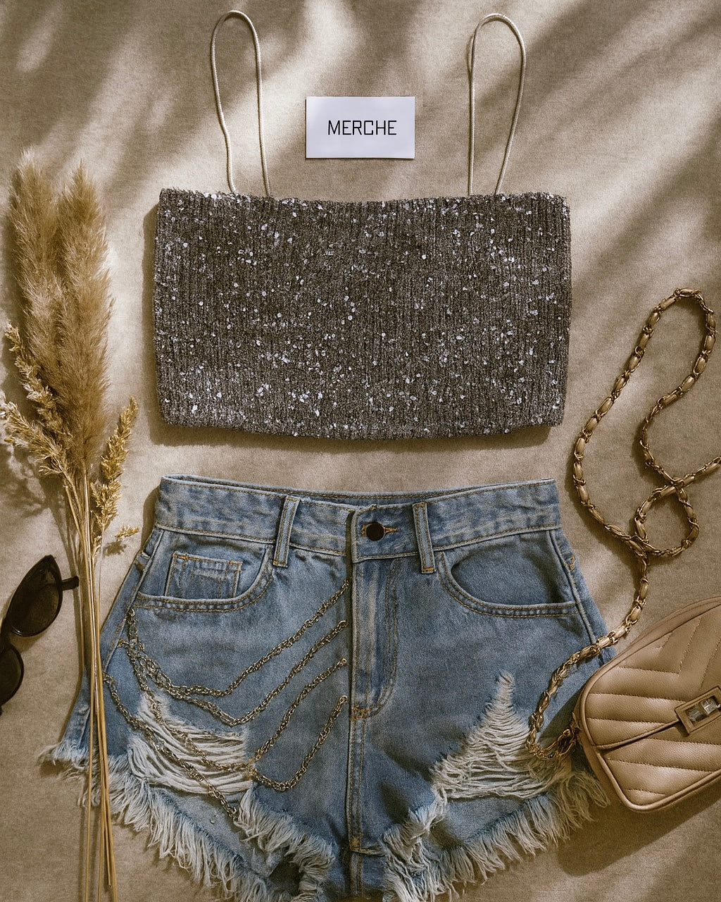 DONE WITH YOU SEQUIN CAMI TOP