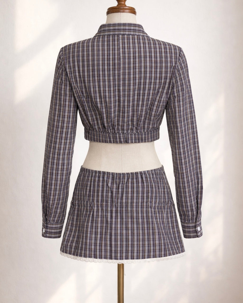 CALIFORNIA GIRL LUXE PLAID CO-ORD SET