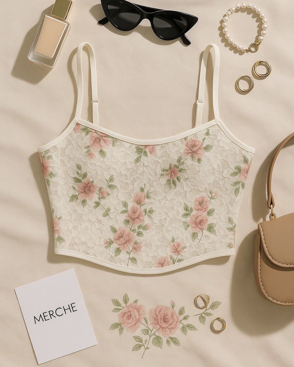 GOLDEN HOUR LACEY BRALETTE TOP