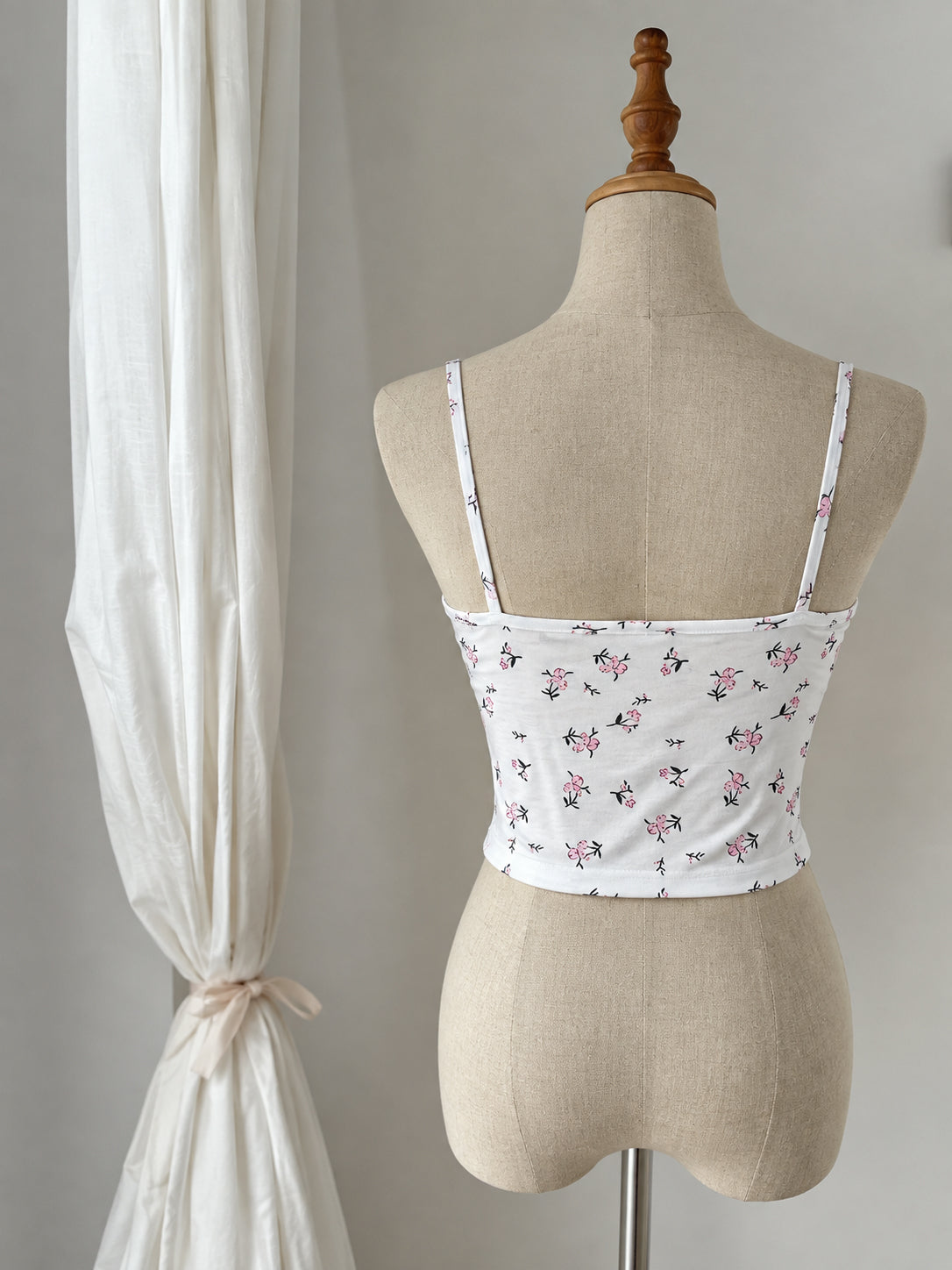 SONGS OF SUMMER FLORAL COTTON CAMI TOP