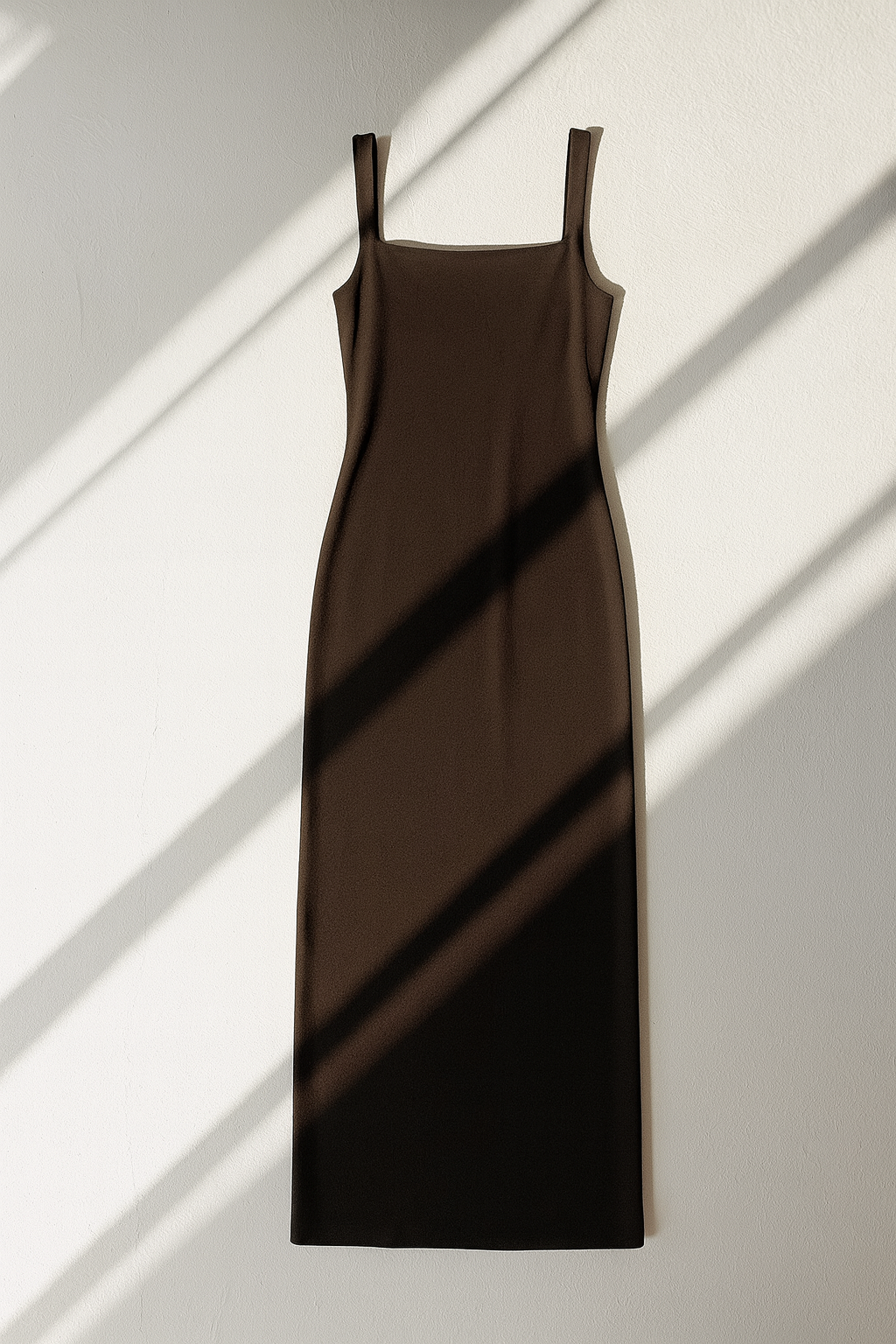 CLASS APART DEEP-BACK COCOA MAXI DRESS