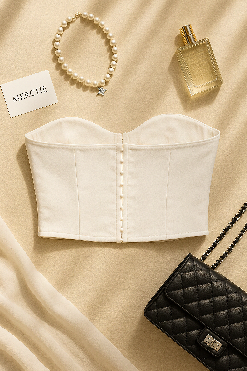 GIVE ME GLAM APPLIQUE BUSTIER