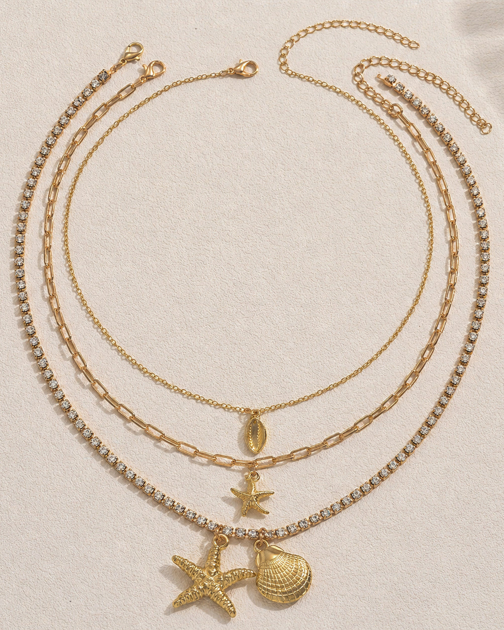 BY THE SEA LAYERED NECKLACE
