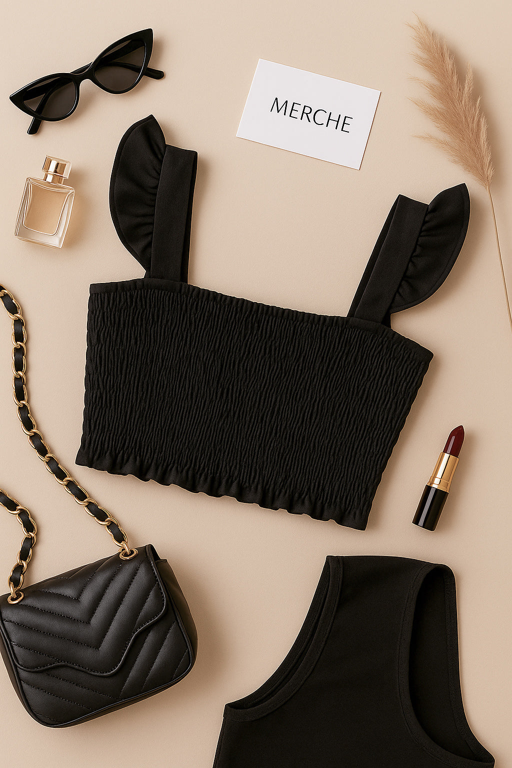 SPARKS OF PRETTY PADDED BLACK TOP