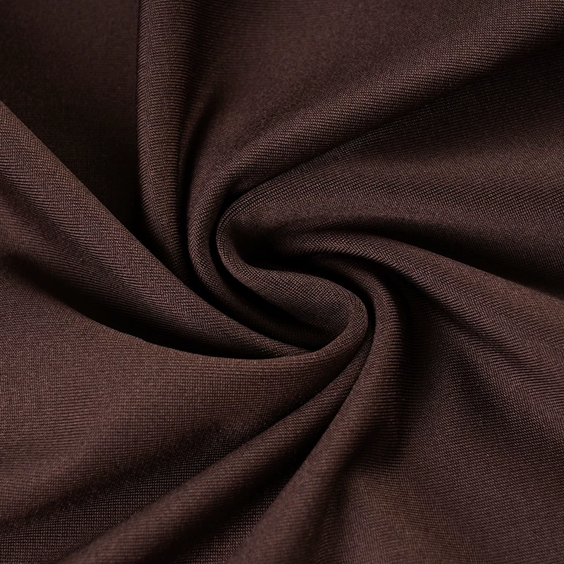 CHERRY COLA LACE TRIM BROWN TOP