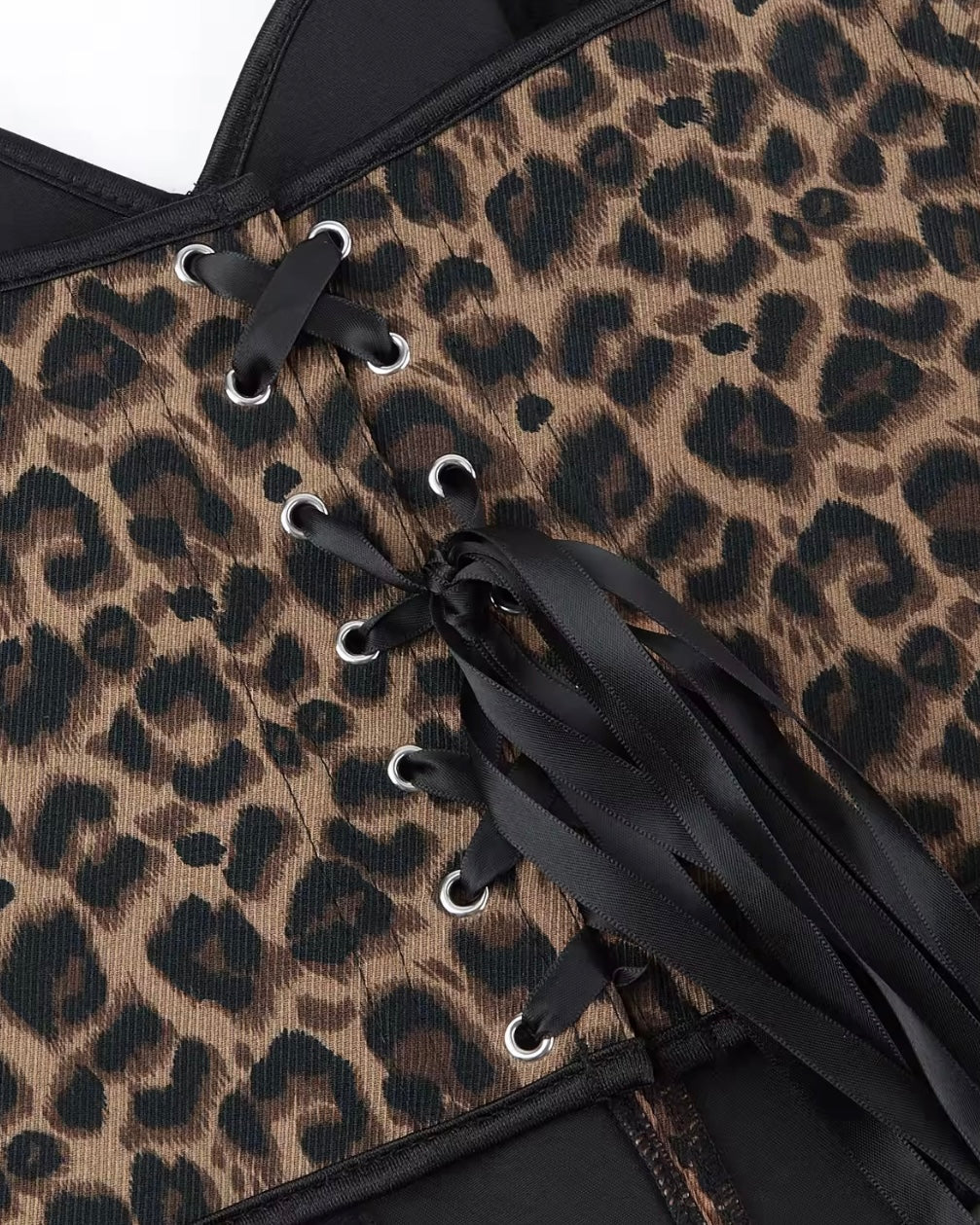 LEADER OF THE PACK PRINTED LUXE CORSET