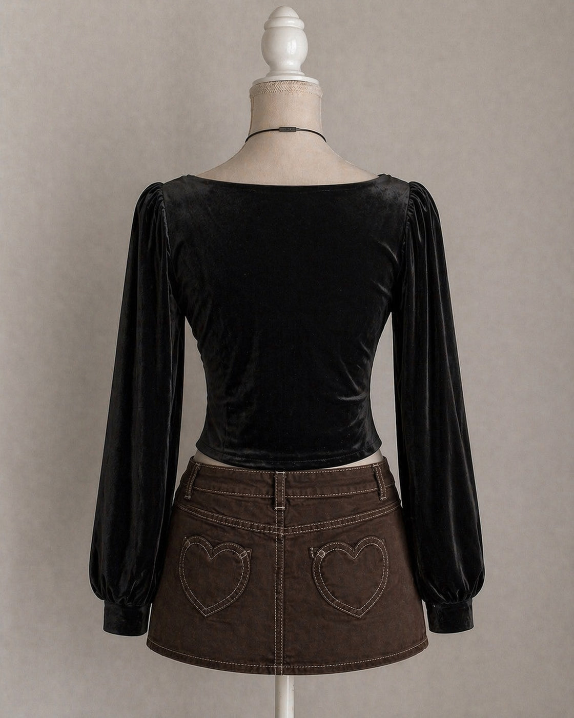 LATE NIGHT DRIVE VELOUR LUXE BLACK TOP