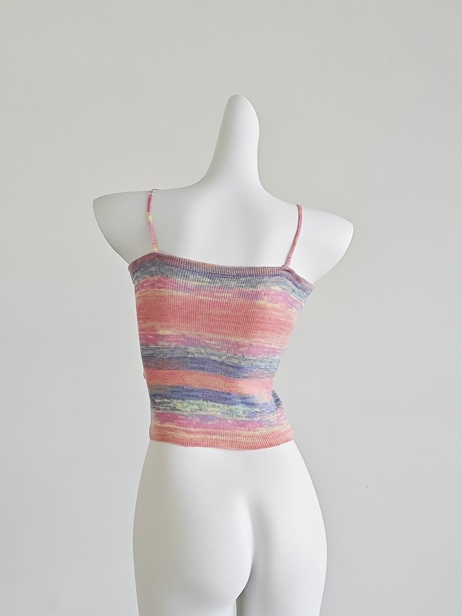 TEAM SUMMER KNITTED CAMI TOP