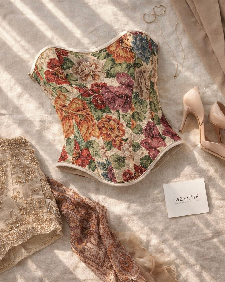 PRETTY HURTS JACQUARD CORSET