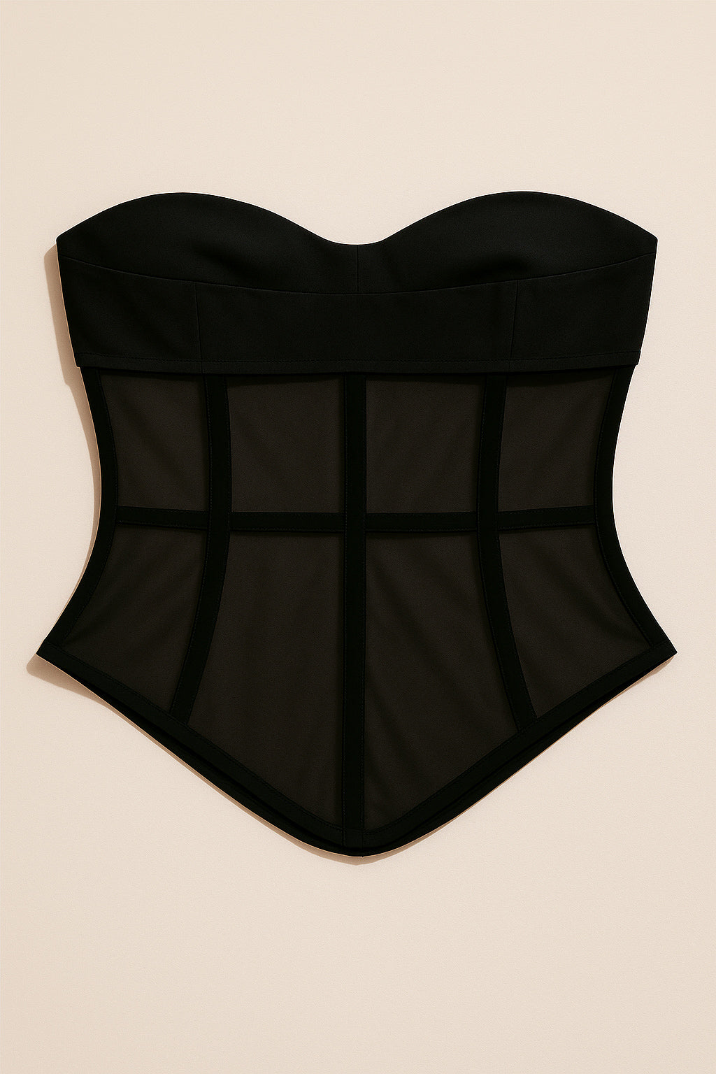 INFATUATION LUXE BLACK CORSET