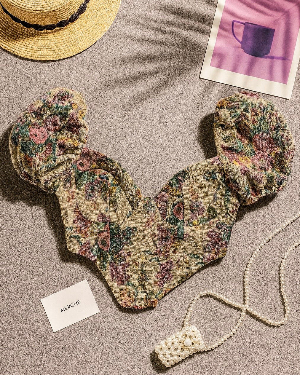 SPRING FLING JACQUARD TOP