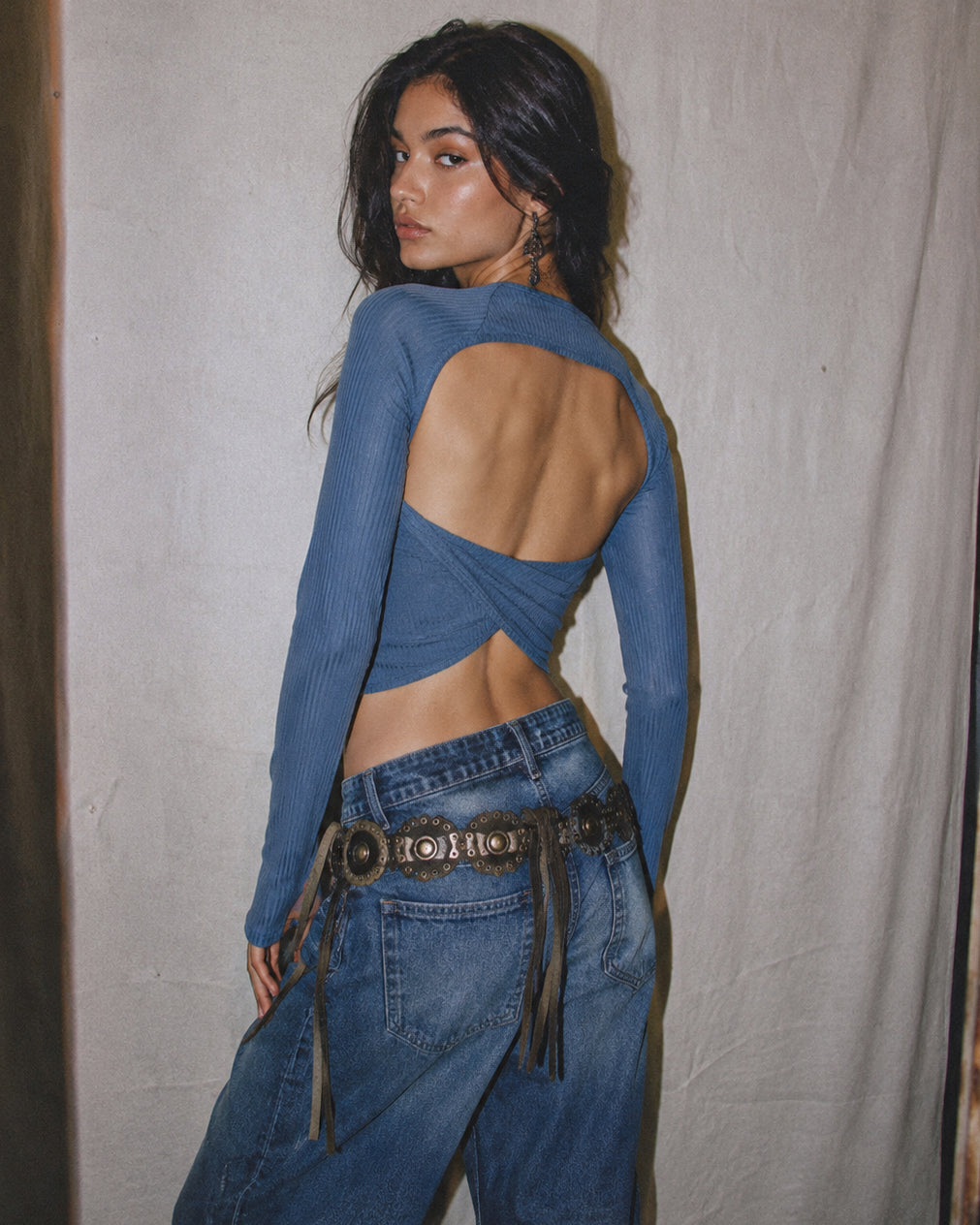 RUMOURS ARE TRUE TWISTED BACK TWO-PIECE TOP