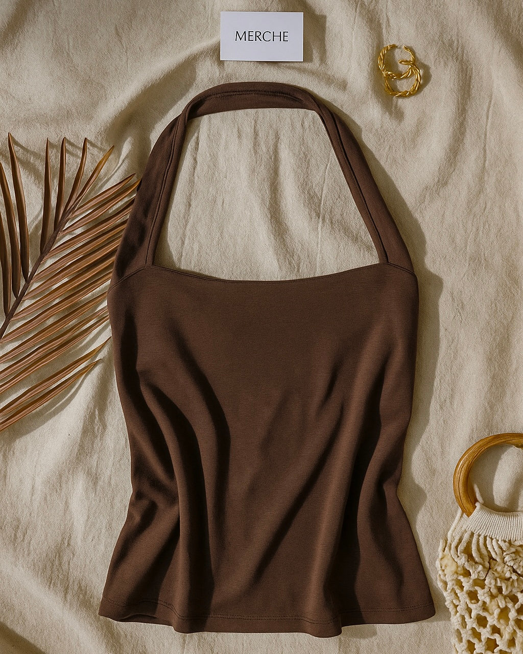 AMERICANO SHOT HALTERNECK TOP