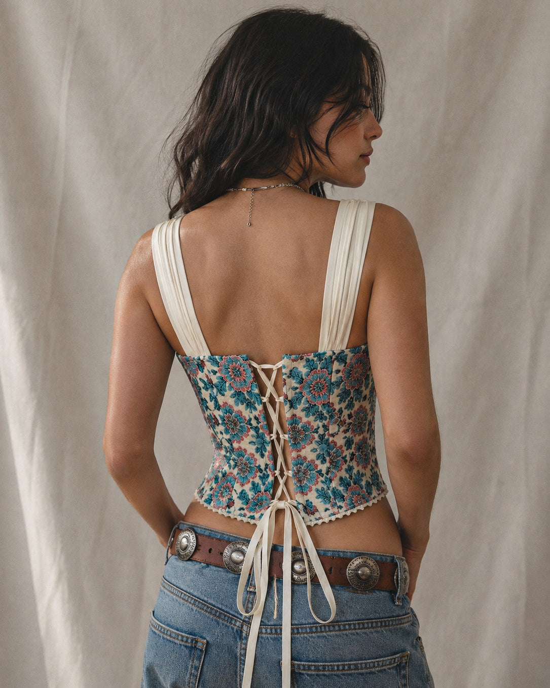 BLUEPRINT TO CUTE JACQUARD LUXE CORSET