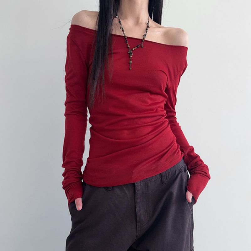 RULES OF LIFE RED CUT-OUT TOP