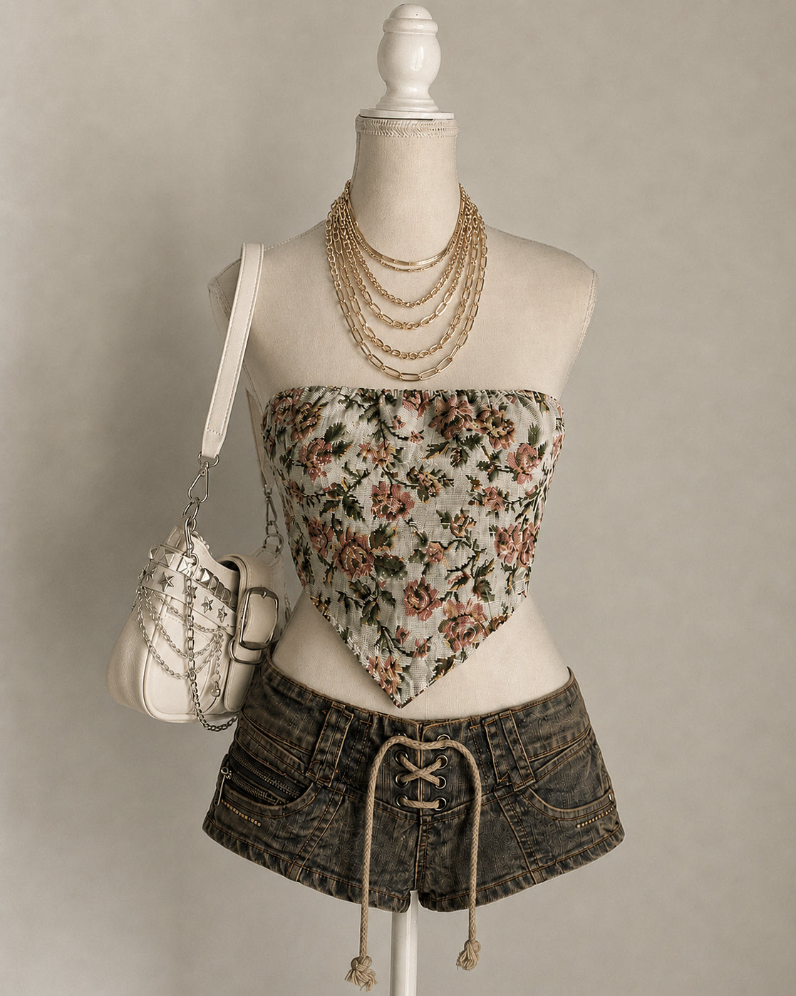 HEATWAVE FRIENDLY JACQUARD BANDANA TOP