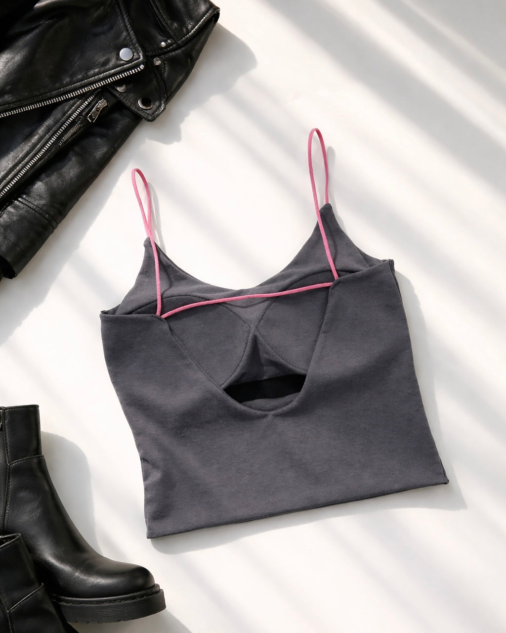 FUTURE SHOW GREY PADDED TOP