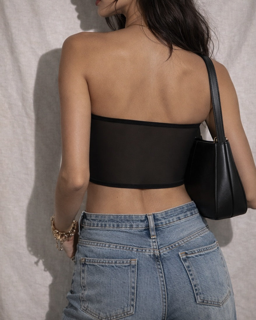 ALPHA BABY LACEY BUSTIER TOP