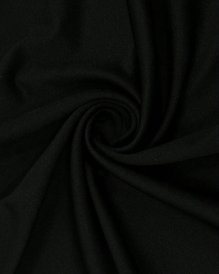 SURRENDER TO ME LUXE BLACK HALTERNECK DRESS