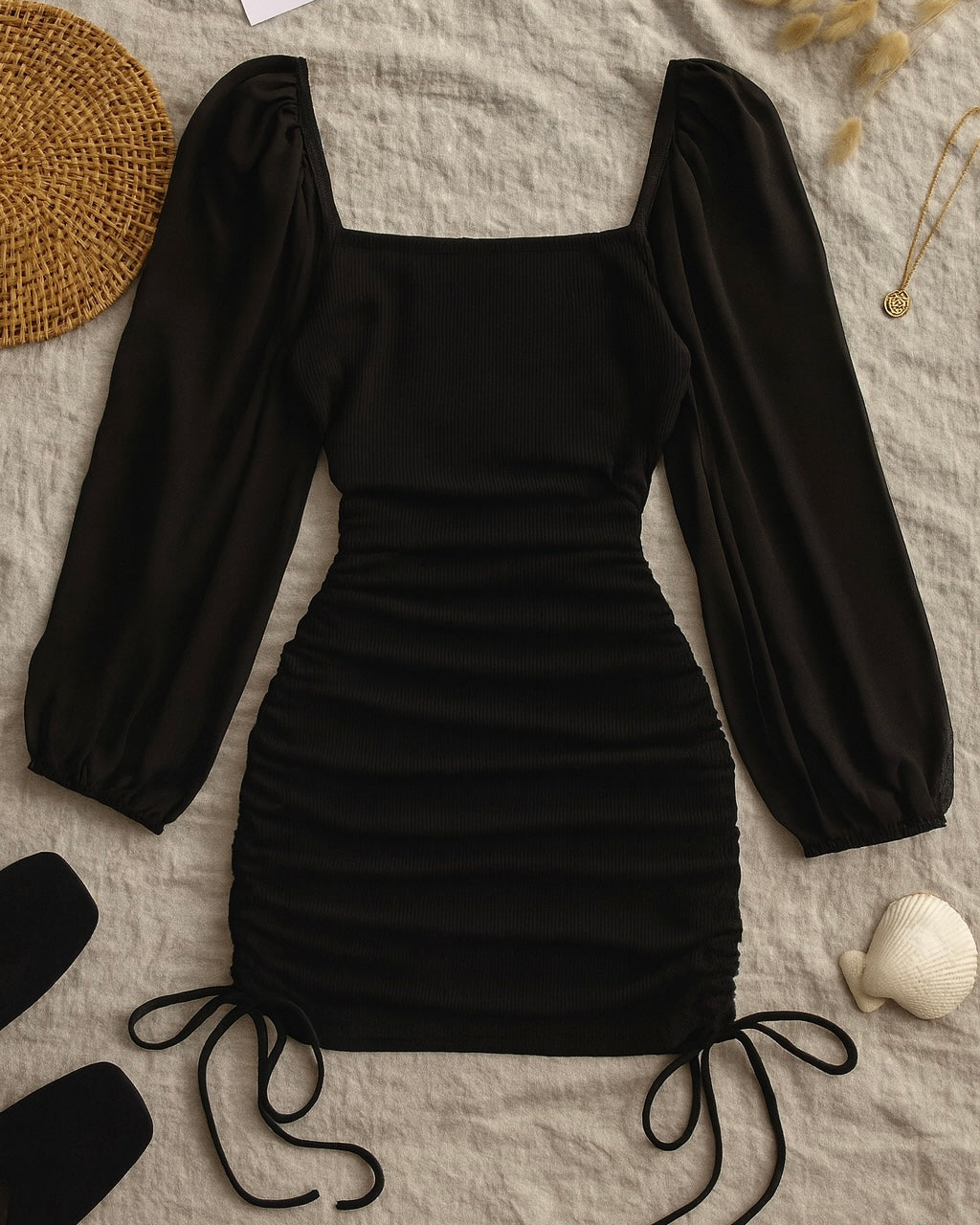 CAUGHT YOUR EYE BLACK DRESS