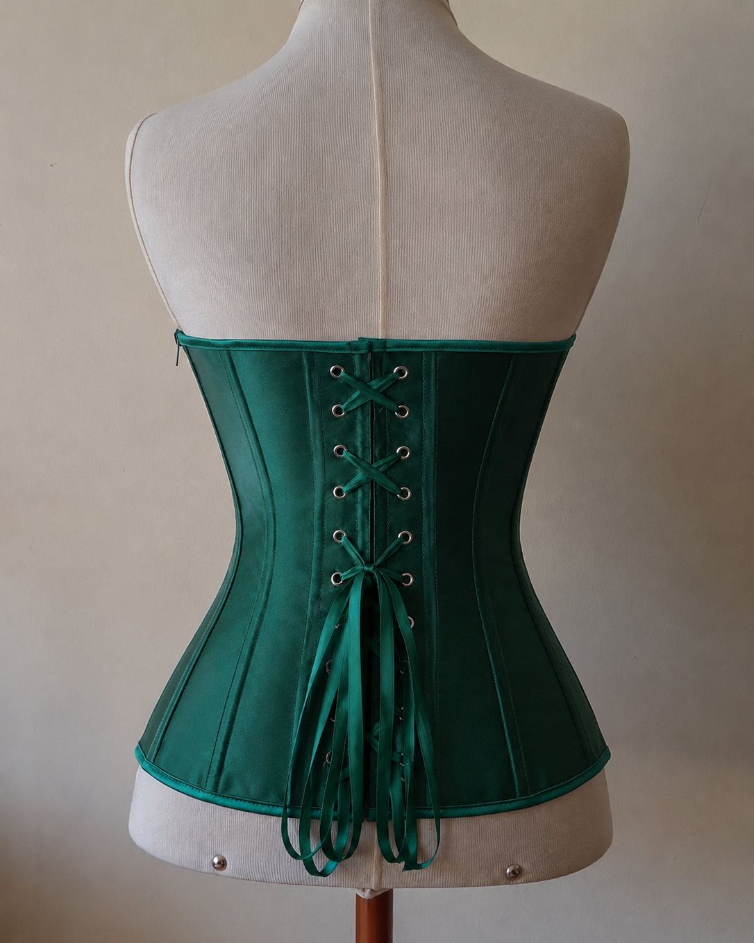 RIDE OR DIE EMERALD STRUCTURE PANELLED CORSET